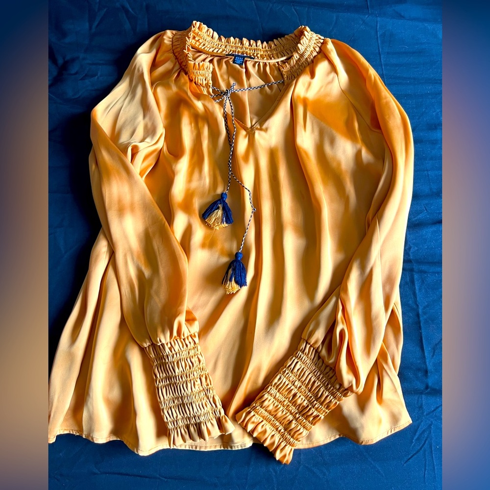 Lord & Taylor Gold Blouse
